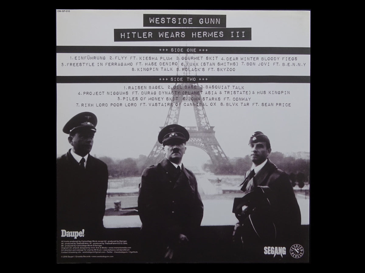 洋楽 Westside Gunn Hitler Wears Hermes III Westside Gunn – Hitler Wears Hermes III – Vinyl (LP, Limited