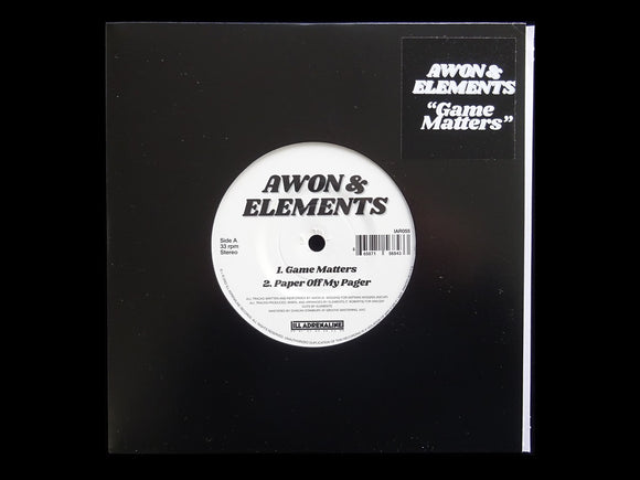 Awon & Elements – Game Matters / Paper Off My Pager / Game Matters Rmx (7