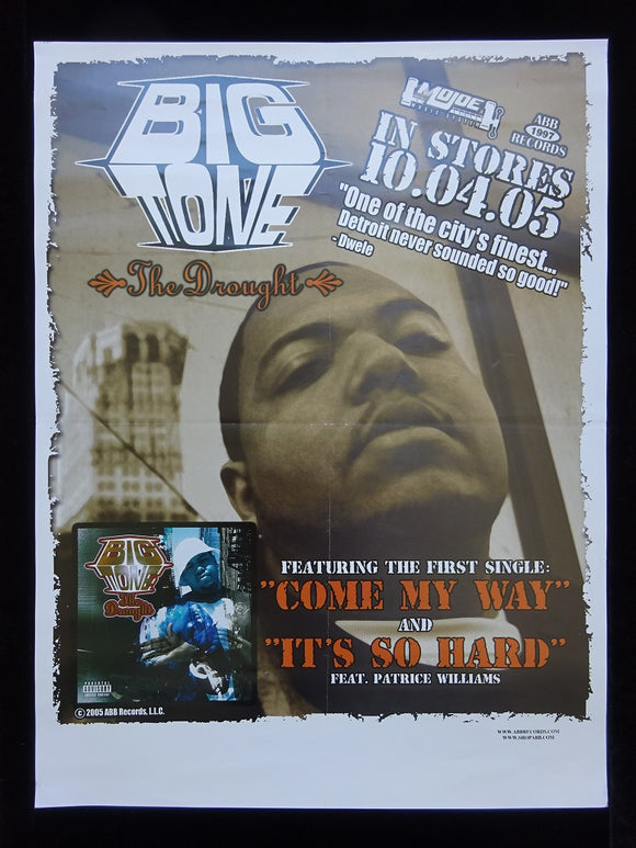 Big Tone - The Drought Release Poster