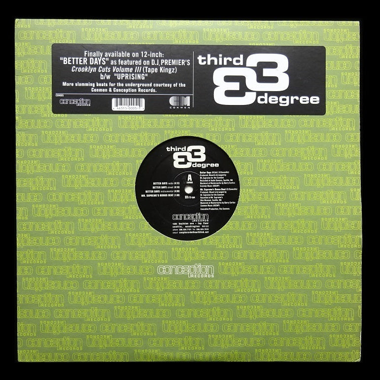 Third Degree ‎– Better Days / Uprising (12