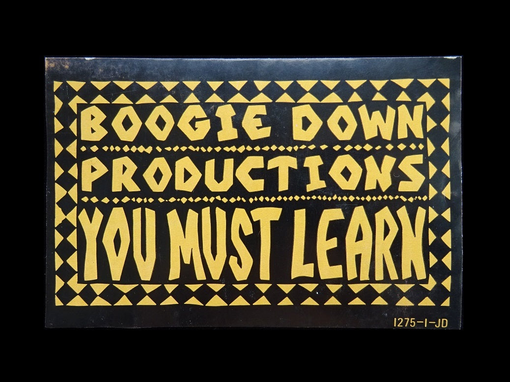 Boogie Down Productions ‎– You Must Learn / And You Don't Stop (12