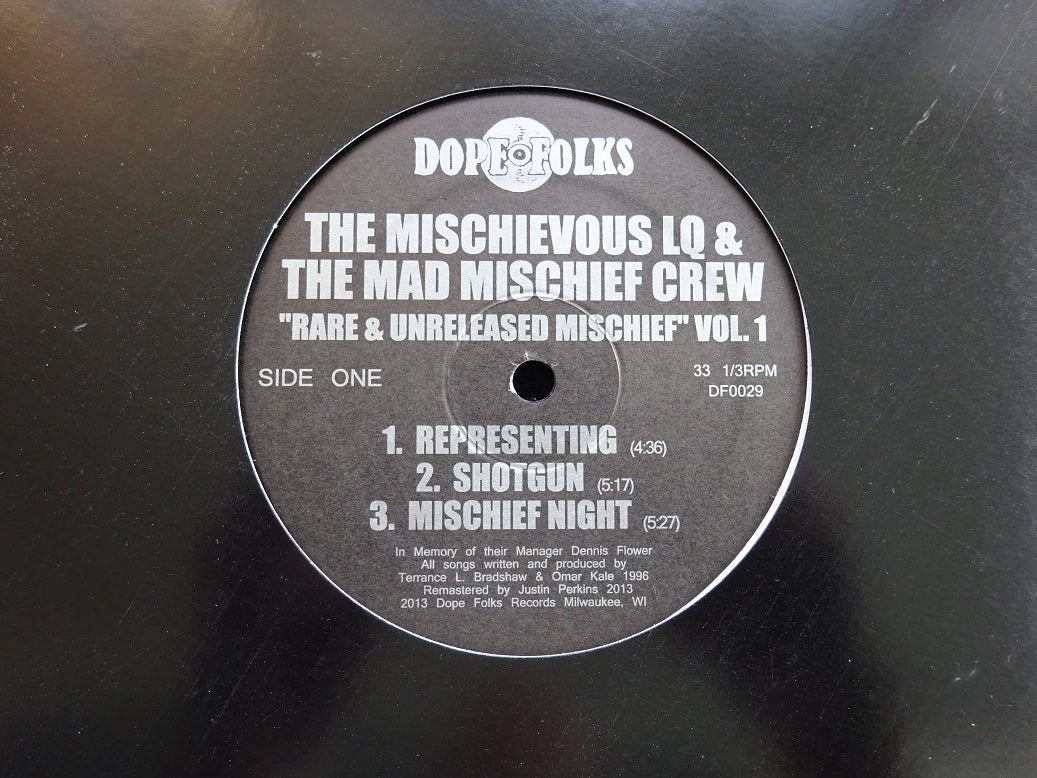 The Mischievous LQ And The Mad Mischief Crew ‎– Rare & Unreleased Mischief  Vol.1 (EP)