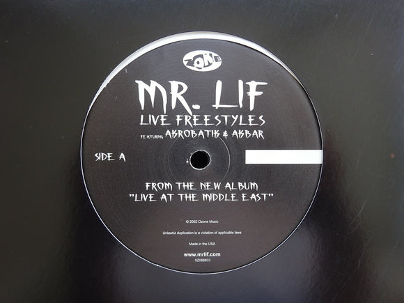 Mr. Lif – Live Freestyles (12