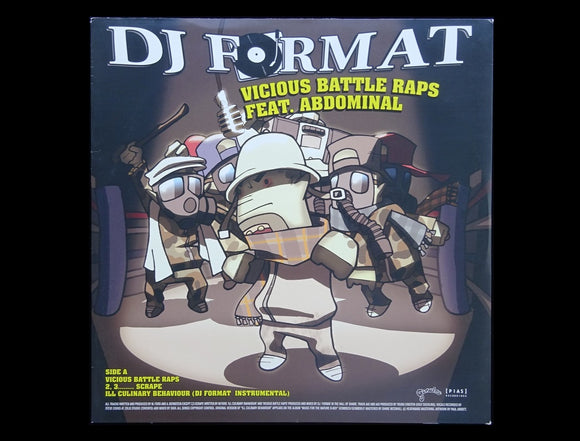 DJ Format ‎– Vicious Battle Raps / Ill Culinary Behaviour (Remixes) (12