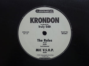 Krondon – The Rules (12")