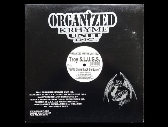 Troy S.L.U.G.S. – Gotta Shine (Lock Da Game) / A.Q. New Journey (12