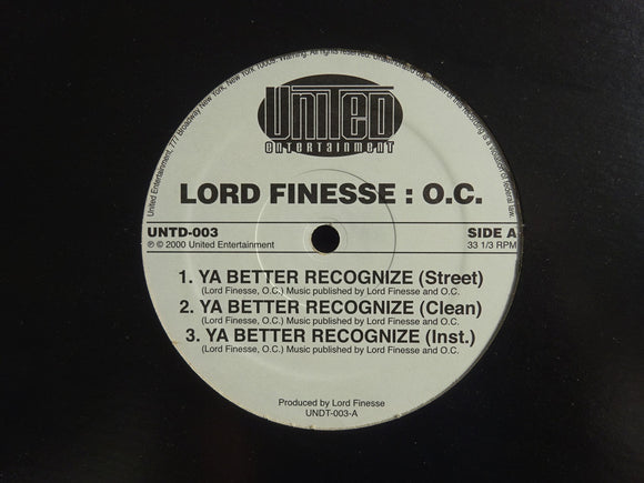 Lord Finesse & O.C. / Royal Flush & Big L – Ya Better Recognize / Thorough Fam (12