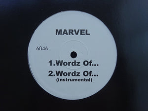 Marvel / Saukrates – Wordz Of... / Kalifornia (12")