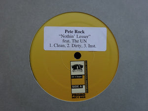 Pete Rock – Nothin' Lesser / Give It To Y'all (12")