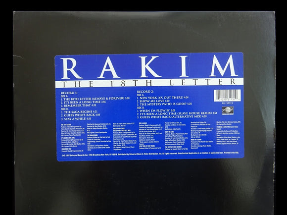 Rakim – The 18th Letter (2LP)