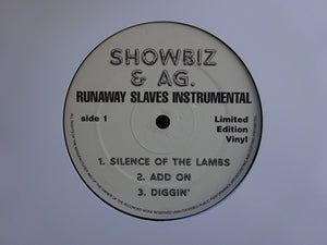 Showbiz & A.G – Runaway Slaves Instrumentals (LP)