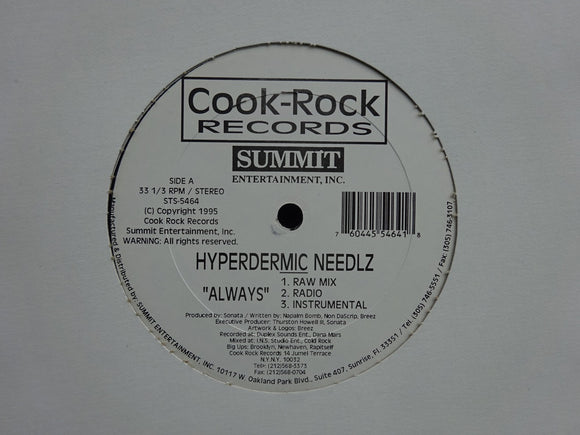 Hyperdermic Needlz ‎– Always / Word Up (12