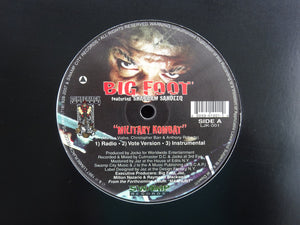 Big Foot ‎– Military Kombat / Bring It (12")