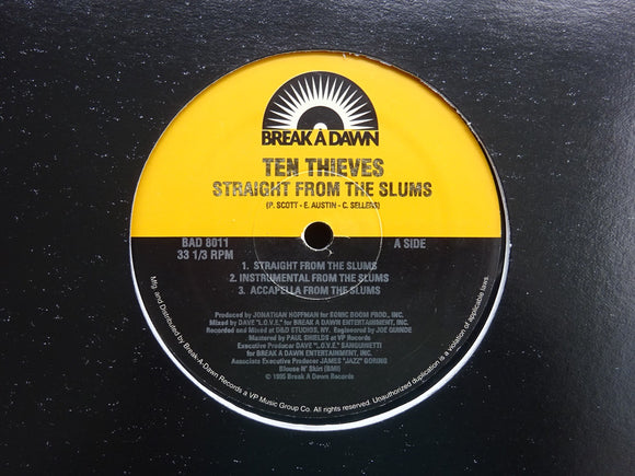 Ten Thieves – Straight From The Slums / Black Reign (12