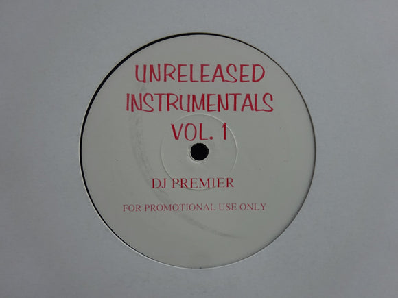 DJ Premier – Unreleased Instrumentals Vol. 1 (LP)