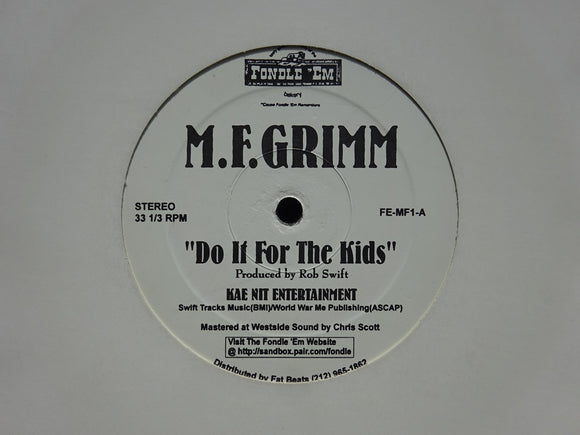 M.F. Grimm – Do It For The Kids / Bloody Love Letter (12