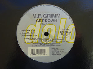 M.F. Grimm – Get Down / Emotions (12")