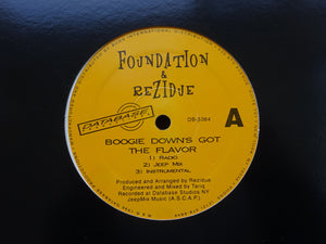 Foundation & Rezidue – Boogie Down's Got The Flavor (12")