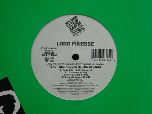 Lord Finesse / J.R. Swinga – Shorties Kaught In The System / Chocolate City (12