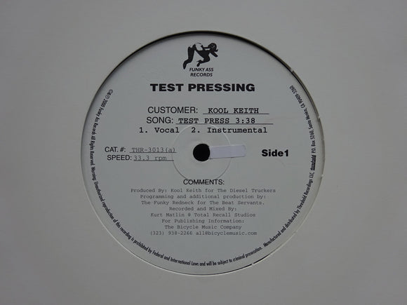 Kool Keith – Test Press (12