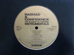 Rashad & Confidence – The Element Of Surprise (Instrumentals) (LP)
