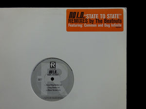 No I.D. feat. Common & Dug Infinite – State To State (Remixes) (12")