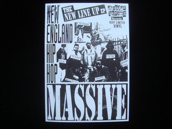 New England Hip Hop Massive - The New Line Up EP Sticker
