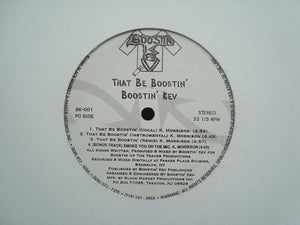 Boostin' Kev ‎– That Be Boostin' (12")