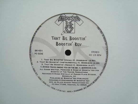 Boostin' Kev ‎– That Be Boostin' (12