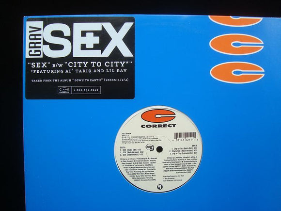 Grav ‎– Sex - City To City (12