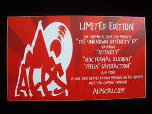 Alps Cru ‎– The Unknown Intensity EP Sticker