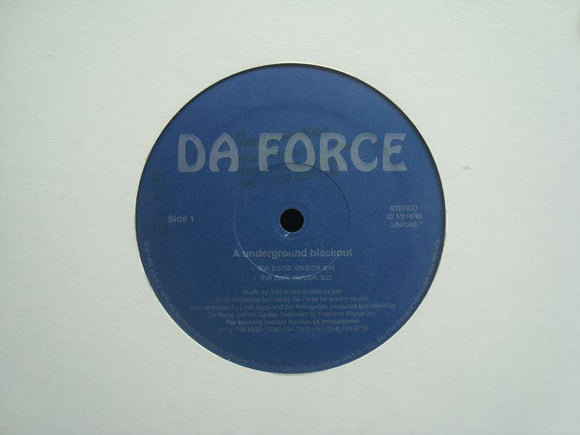 Da Force ‎– A Underground Blackout (12