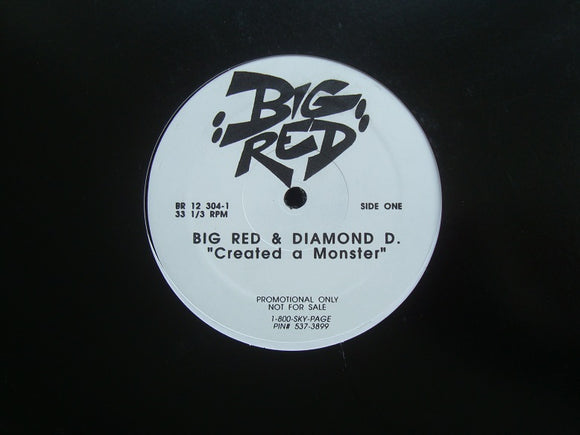 Big Red & Diamond D ‎– Created A Monster (12
