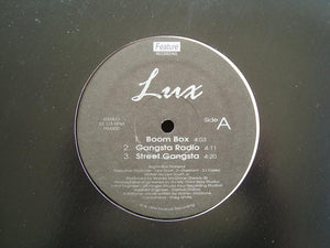 Lux ‎– Boom Box / Gangsta (12")