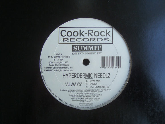 Hyperdermic Needlz ‎– Always / Word Up (12