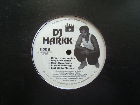 DJ Markk ‎– Directly Inorganick (EP)