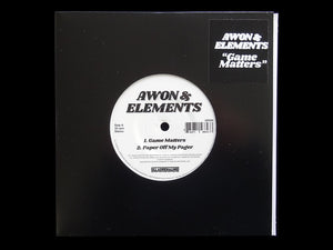 Awon & Elements – Game Matters / Paper Off My Pager / Game Matters Rmx (7")