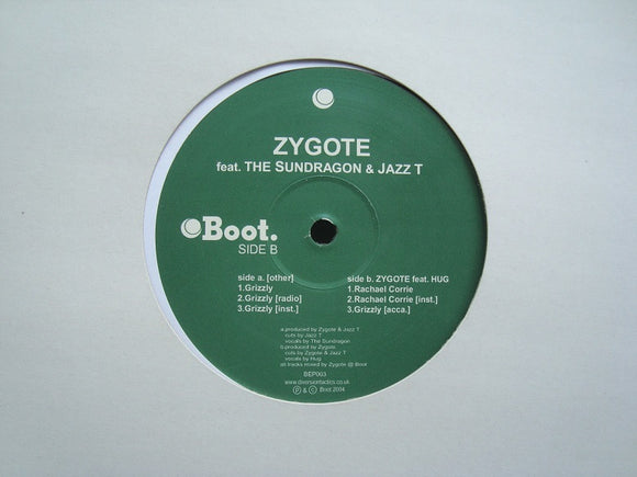 Zygote ‎– Grizzly / Rachael Corrie (12