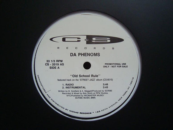 Da Phenoms ‎– Old School Rule (12