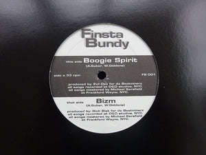 Finsta Bundy ‎– Boogie Spirit / Bizm (12")