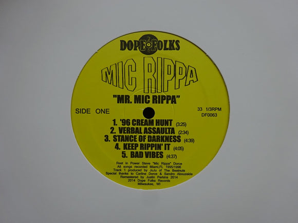 Mic Rippa ‎– Mr. Mic Rippa (EP)