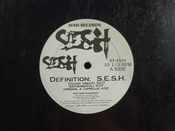 Sesh ‎– Definition: S.E.S.H. (12