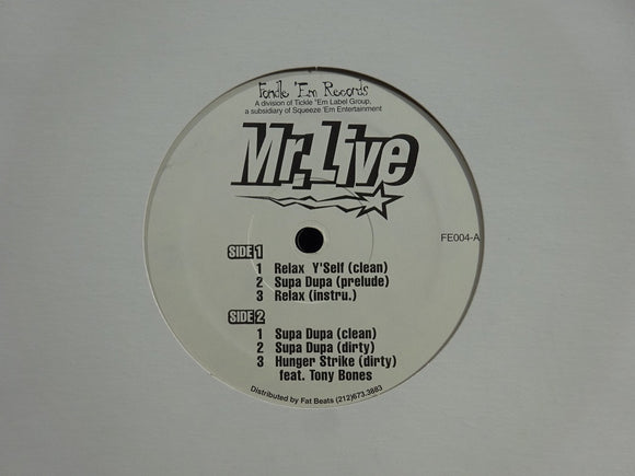 Mr. Live ‎– Relax Y'self (12