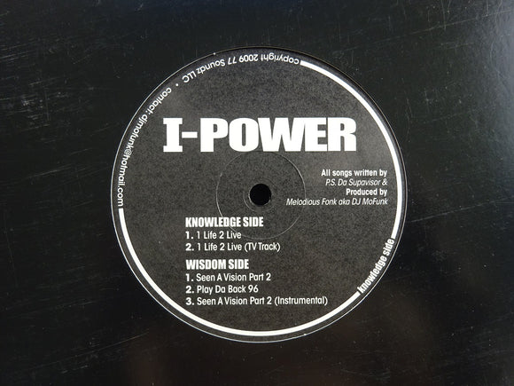I-Power ‎– 1 Life 2 Live (EP)