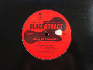 Blackstract ‎– Diary Of A Mad MC (12")