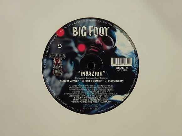 Big Foot ‎– Invazion / Midevil (12