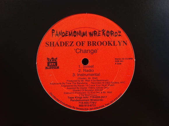 Shadez Of Brooklyn ‎– Change / When It Rains It Pours (Survival Warz!) (12