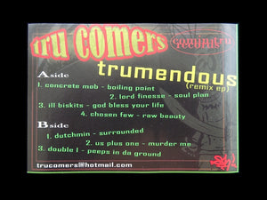 Tru Comers ‎– Trumendous (Remix EP) Sticker