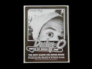 Dooley O ‎– Watch My Moves 1990 Release Sticker