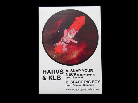 Harvs & KLB ‎– Snap Your Neck / Space Pig Boy 7